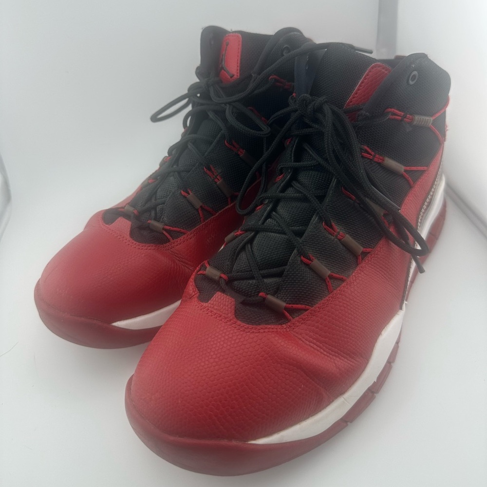Nike Retro Air Jordan 10 “Bulls Over Broadway”, Red Black, Size 10